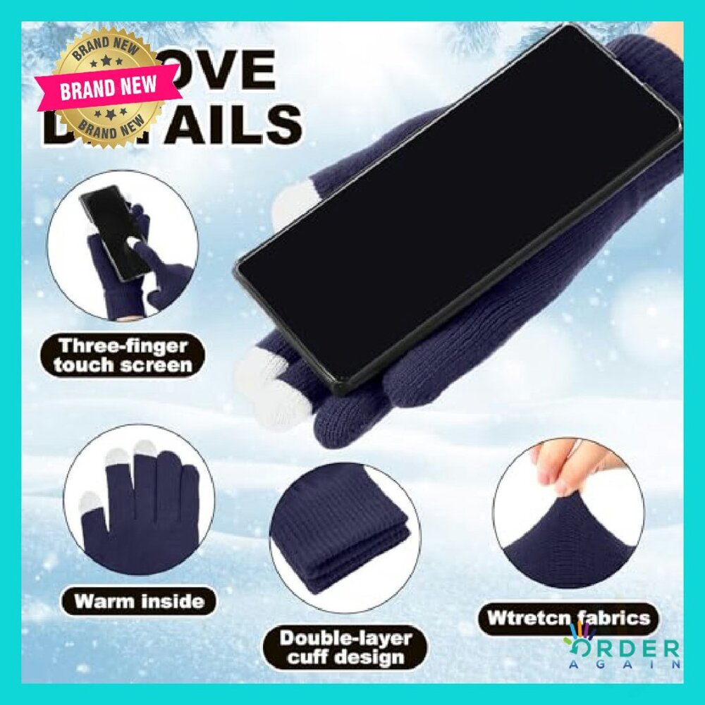 Wireless Bluetooth Beanie Set with Touchscreen Gl… - image 6